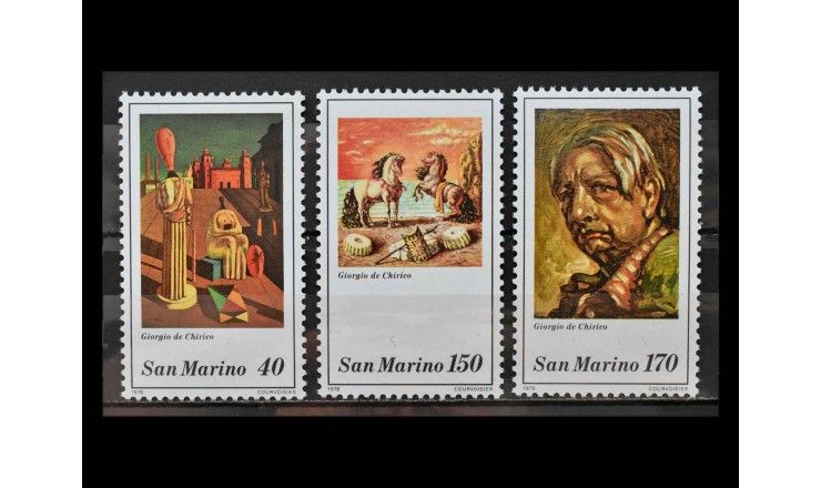 Сан-Марино 1979 г. "1-я годовщина смерти Джорджо де Кирико"