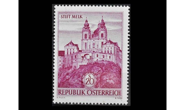 Австрия 1963 г. "Стандартные марки: Аббатство Мельк"