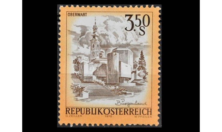 Австрия 1978 г. "Красивая Австрия: Церковь, Оберварт"