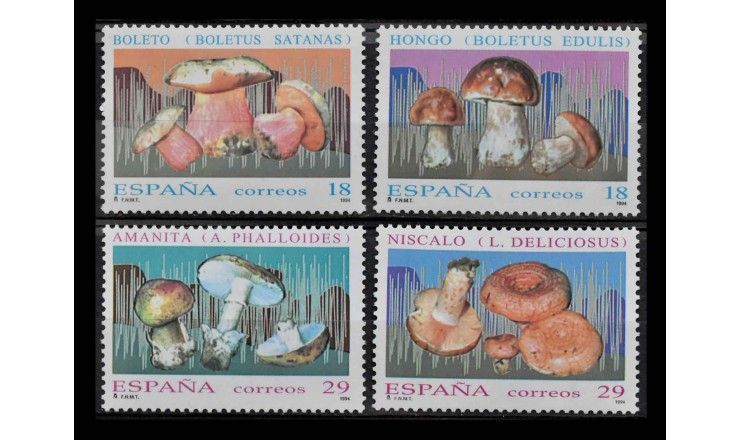 Испания 1994 г. "Грибы"