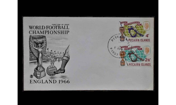 Острова Питкэрн 1966 г. "Чемпионат мира по футболу, Англия" FDC