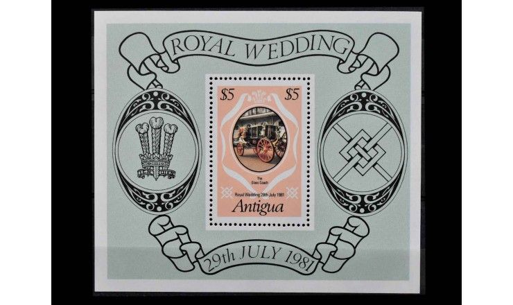 Антигуа 1981 г. "Свадьба принца Чарльза и леди Дианы Спенсер"