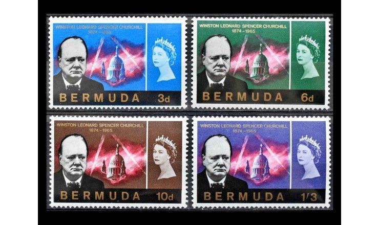 Бермудские Острова 1966 г. "Уинстон Спенсер Черчилль"