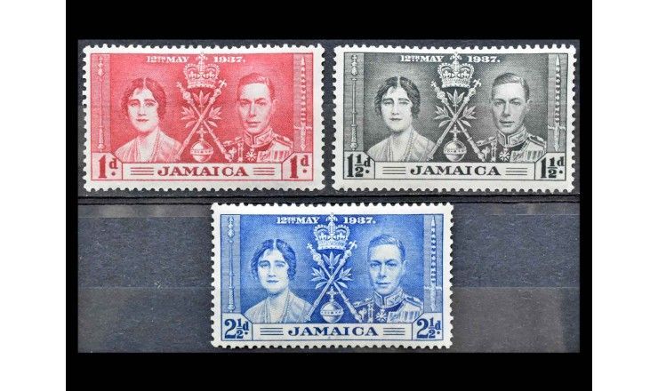 Ямайка 1937 г. "Коронация короля Георга VI и королевы Елизаветы"