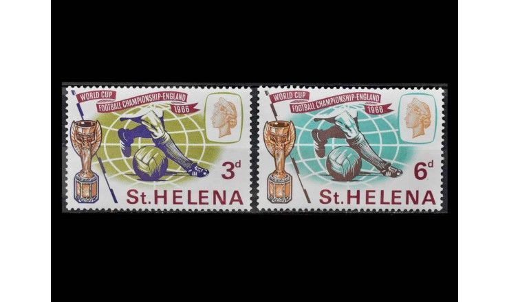 Остров Святой Елены 1966 г. "Чемпионат мира по футболу, Англия"