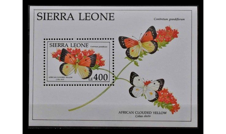 Сьерра-Леоне 1991 г. "Бабочки" 