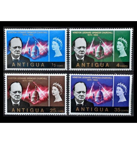 Антигуа 1966 г. "Уинстон Спенсер Черчилль"