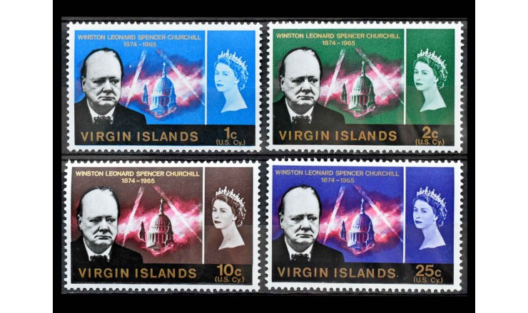 Британские Виргинские острова 1966 г. "Уинстон Спенсер Черчилль"
