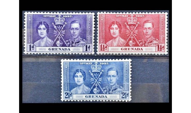 Гренада 1937 г. "Коронация короля Георга VI и королевы Елизаветы" 