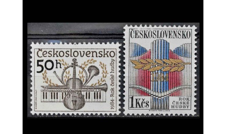 Чехословакия 1984 г. "Год чешской музыки"
