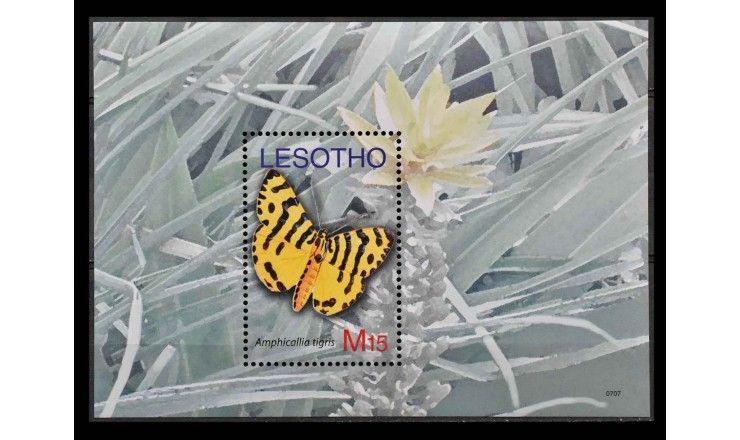 Лесото 2007 г. "Бабочки" 