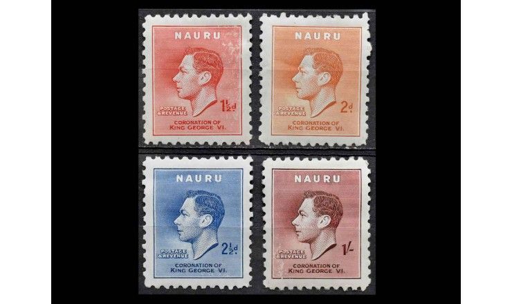 Науру 1937 г. "Коронация короля Георга VI и королевы Елизаветы"