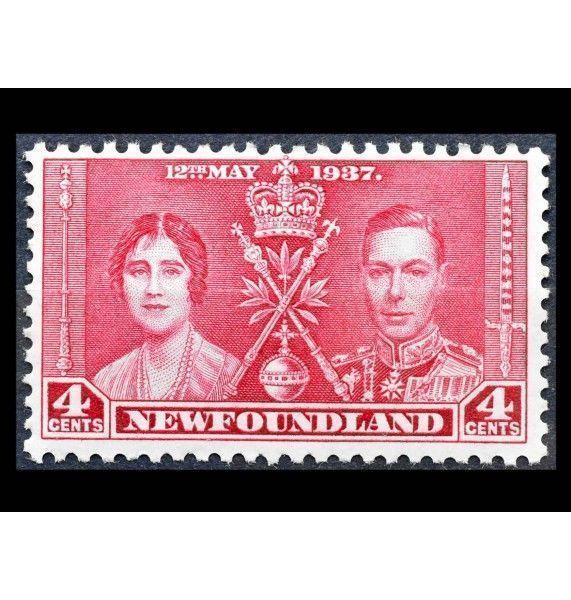 Ньюфаундленд 1937 г. "Коронация короля Георга VI и королевы Елизаветы" 