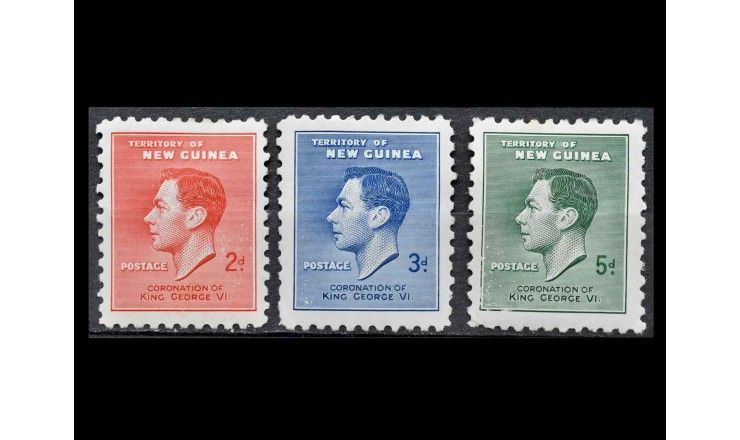 Новая Гвинея 1937 г. "Коронация короля Георга VI"