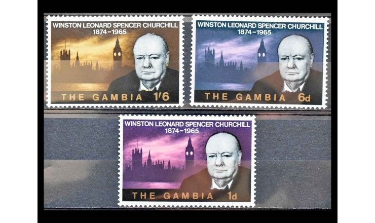 Гамбия 1966 г. "Уинстон Спенсер Черчилль"