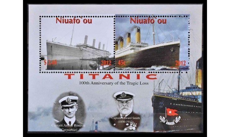 Ниуафооу 2012 г. "100 лет со дня гибели "Титаника"