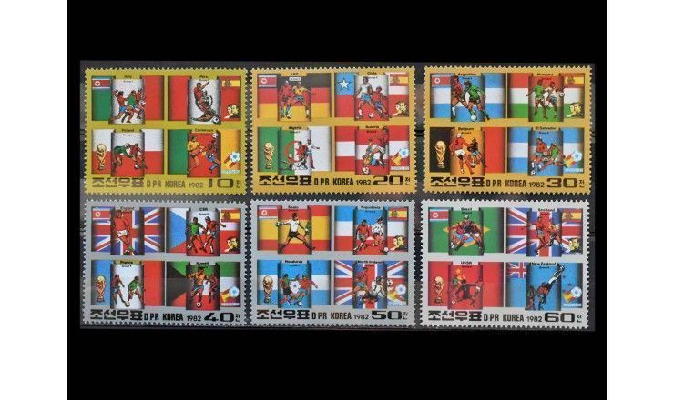 Северная Корея 1982 г. "Чемпионат мира по футболу, Испания"