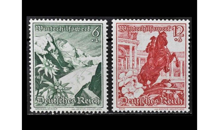 Германия (Третий Рейх) 1938 г. "Кампания «Зимняя помощь»: Поселок Форхтенштайн и альпийские цветы"