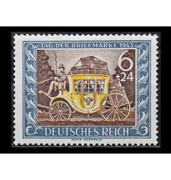 Германия (Третий Рейх) 1943 г. "День почтовой марки"
