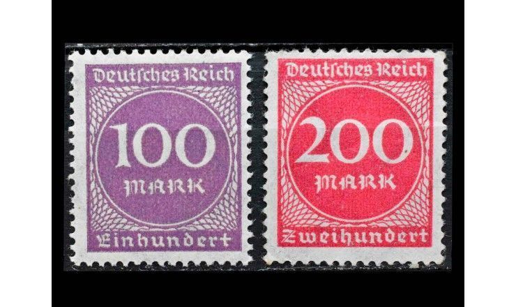 Германия (Веймарская республика) 1923 г. "Цифры в круге" 