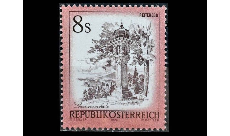 Австрия 1976 г. "Прекрасная Австрия: Придорожная часовня, Райтерегг"