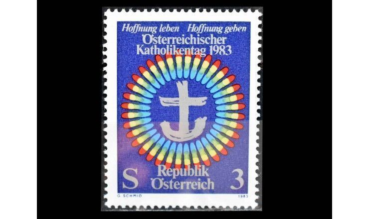 Австрия 1983 г. "Австрийский католический день"