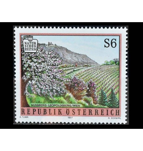 Австрия 1997 г. "Живописные красоты Австрии: Виноградник на Нуссберге"