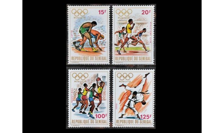 Сенегал 1972 г. "Летние Олимпийские игры, Мюнхен"