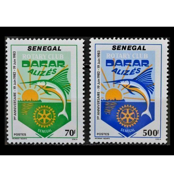 Сенегал 1983 г. "1 год Ротари-клубу "Alizes", Дакар"