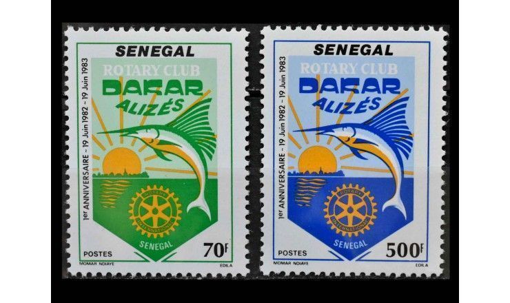 Сенегал 1983 г. "1 год Ротари-клубу "Alizes", Дакар"