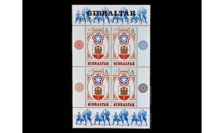 Гибралтар 1976 г. "200-летие независимости США"