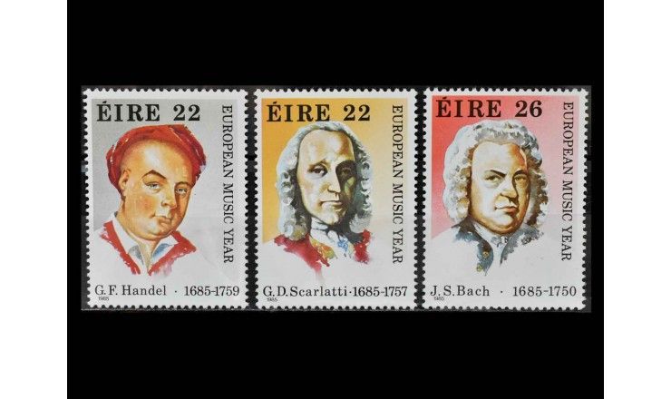Ирландия 1985 г. "Европейский год музыки"