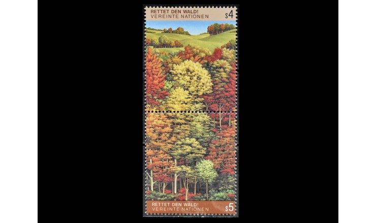 ООН (Вена) 1988 г. "Спасите лес"