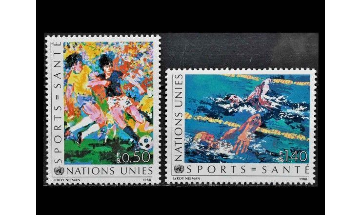ООН (Женева) 1988 г. "Здоровье через спорт"