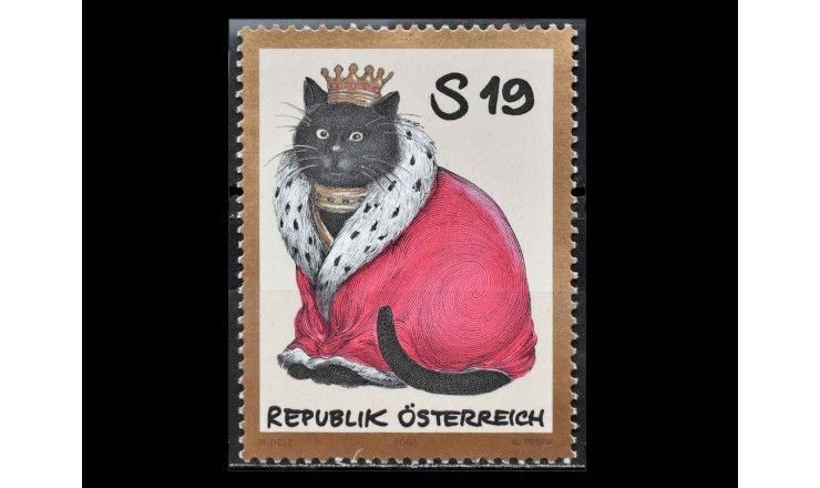 Австрия 2001 г. "Манфред Дейкс: "Король кошек"