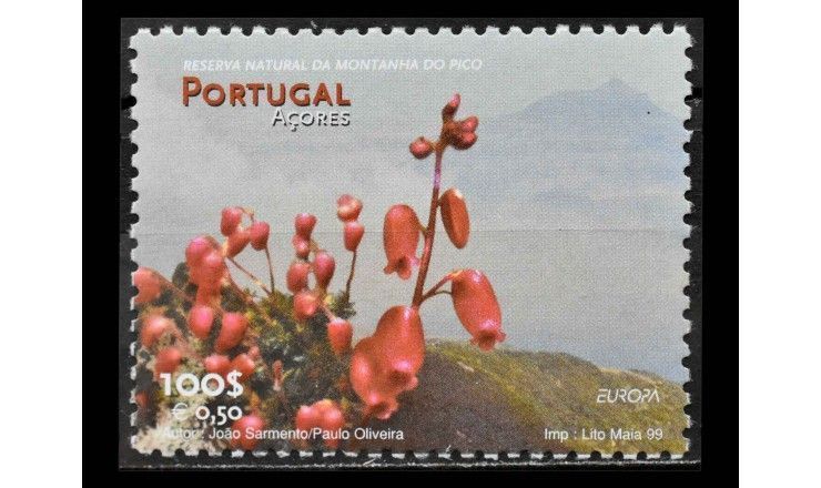 Азорские острова 1999 г. "Европа: Природа и национальные парки"