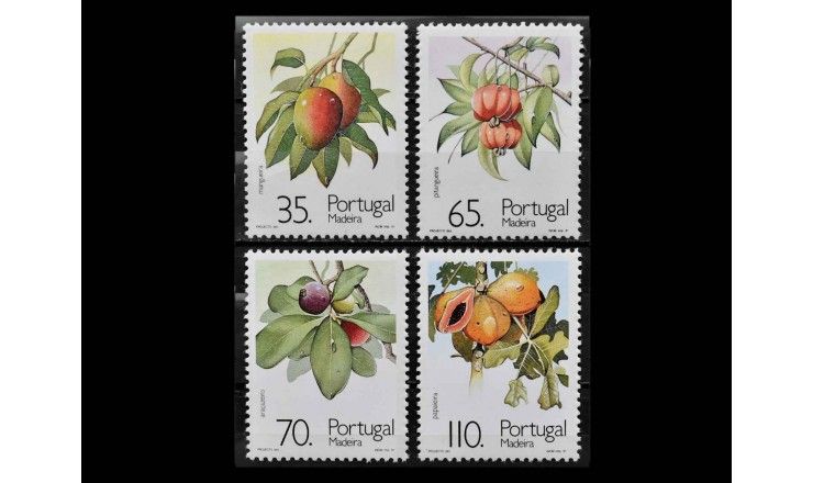Мадейра 1991 г. "Субтропические фрукты и растения"