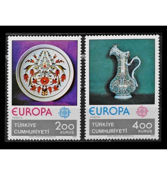 Турция 1976 г. "Европа: Искусство и Ремесло"