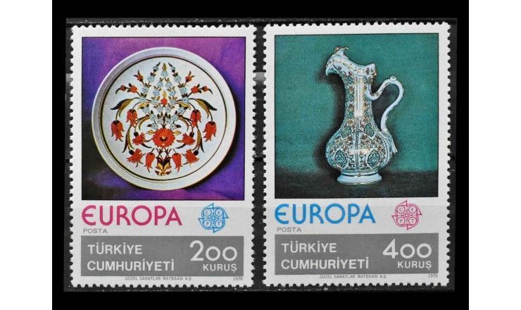 Турция 1976 г. "Европа: Искусство и Ремесло"