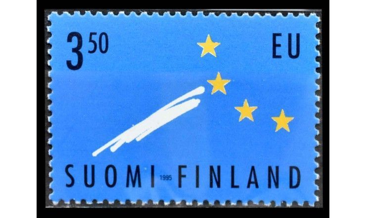 Финляндия 1995 г. "30 лет вступлению Финляндии в Европейский Союз"