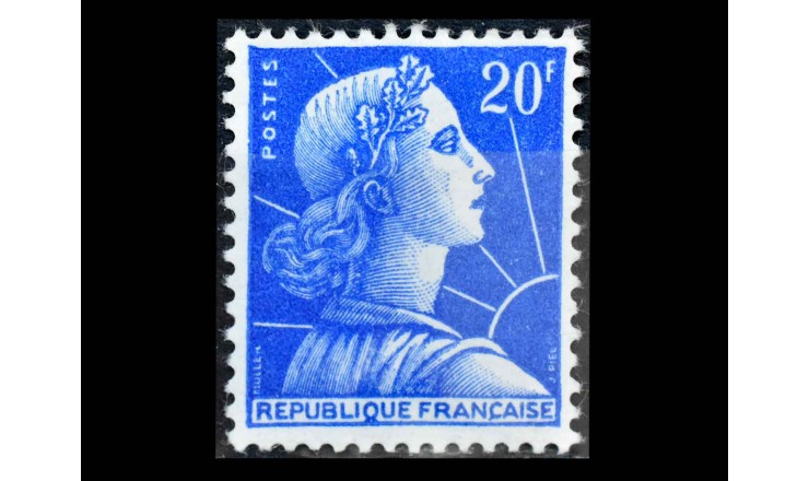 Франция 1957 г. "Стандартные марки: Марианна"