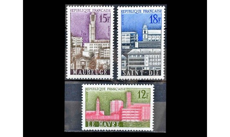 Франция 1958 г. "Виды на город"