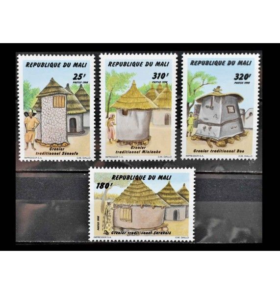 Мали 1998 г. "Традиционная архитектура" 