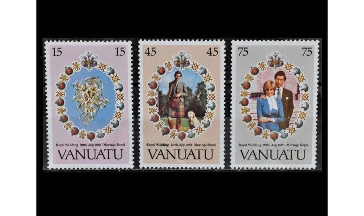 Вануату 1981 г. "Свадьба принца Чарльза и леди Дианы Спенсер"