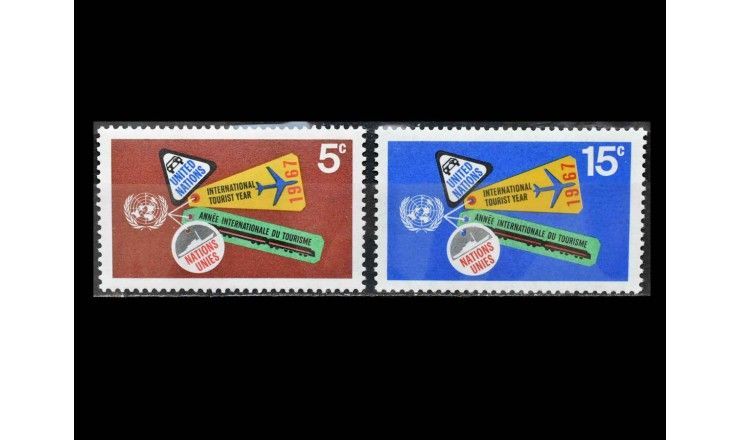 ООН (Нью-Йорк) 1967 г. "Международный год туризма"