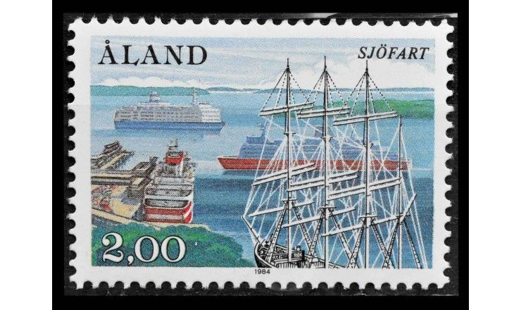 Аландские острова 1984 г. "50 лет Аландской ассоциации судоходных компаний"