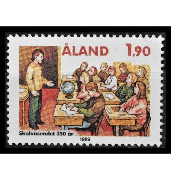 Аландские острова 1989 г. "350 лет образованию на Аландских островах"