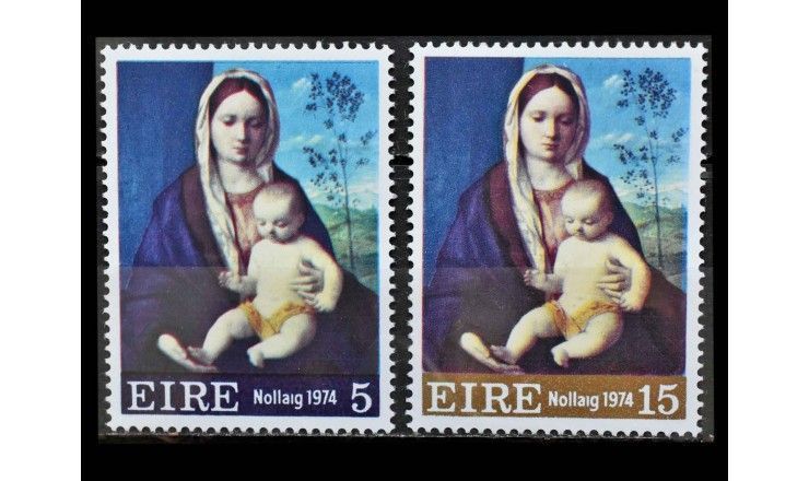 Ирландия 1974 г. "Рождество: Картина Джованни Беллини"