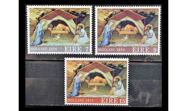 Ирландия 1976 г. "Рождество: Картина Лоренцо Монако"