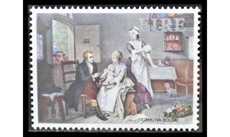 Ирландия 1978 г. "Глобальная ликвидация оспы: Эдвард Дженнер"